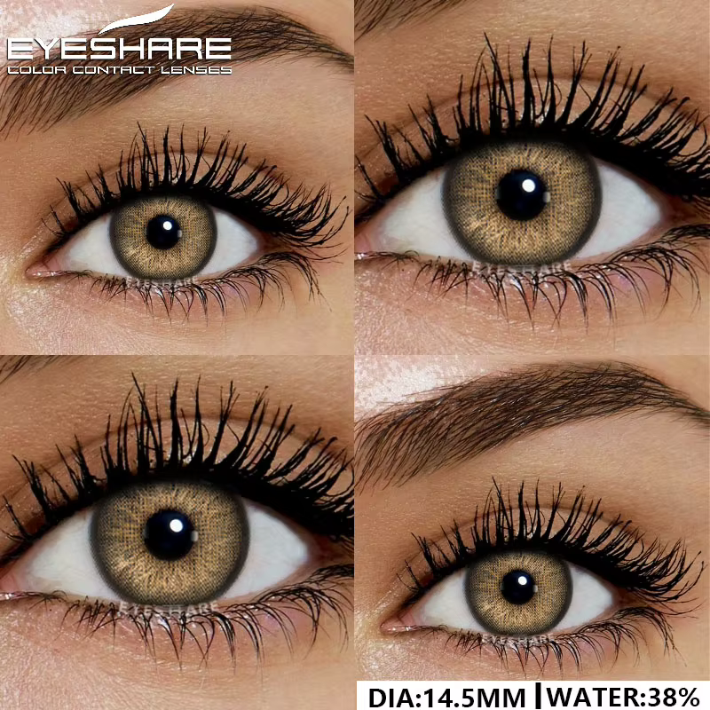 EYESHARE 1 paire de lentilles de Contact de couleur naturelle pour les yeux