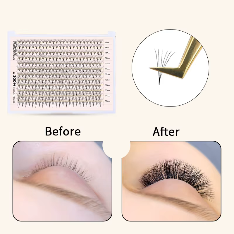 Faux Cils Préfabriqués à Base Jolie tue