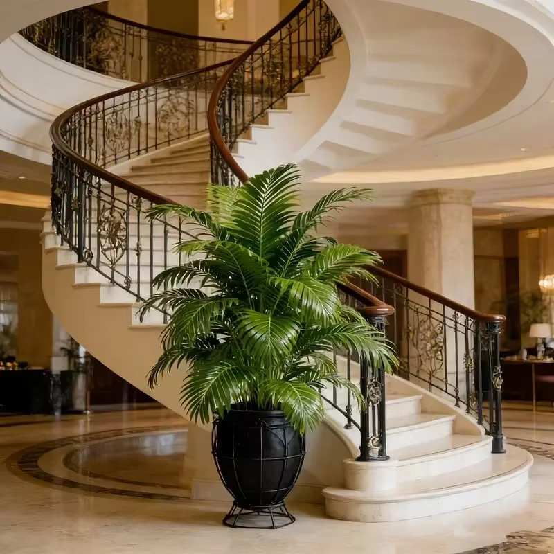 2026-1Pc Plante artificielle Areca Palmier à 12 têtes, faux palmier pour la décoration intérieure de la maison et du bureau
