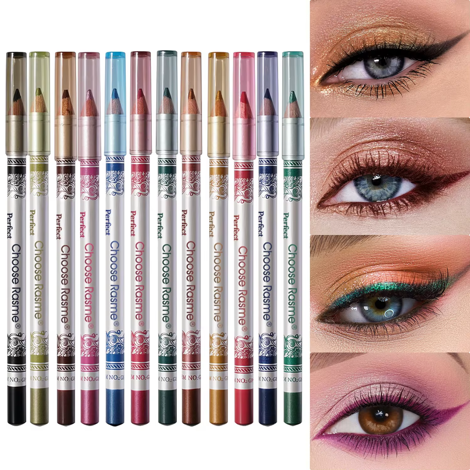 Crayon Eyeliner crème 12 couleurs