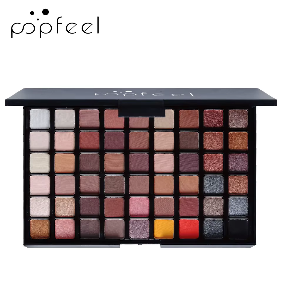 12 29 54 couleurs ombre à paupières mat fumé terre couleur maquillage imperméable paillettes miroitant nu fard