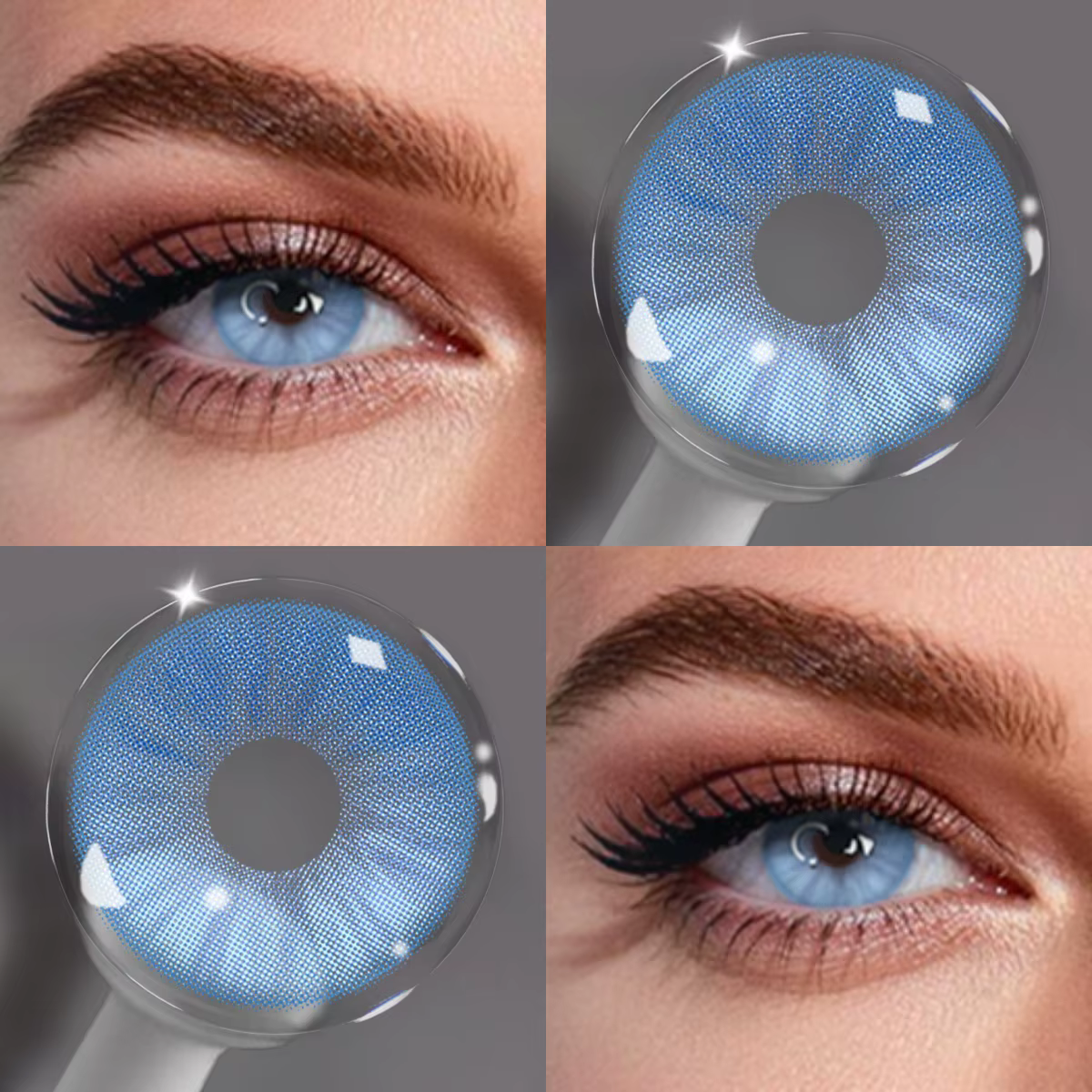 Lentilles de contact colorées naturelles pour femmes