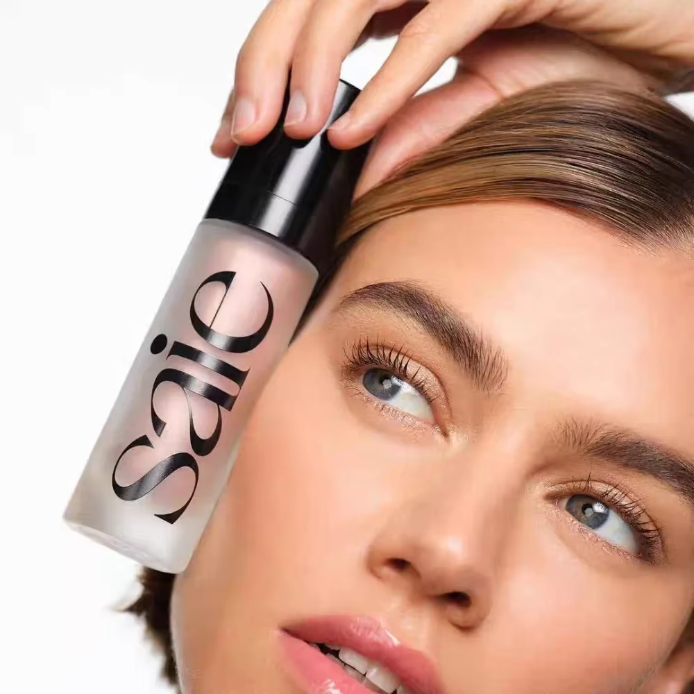 Saie Glowy Gel Hydratant Illuminateur Liquide Effet Rosée pour le Visage et le Corps