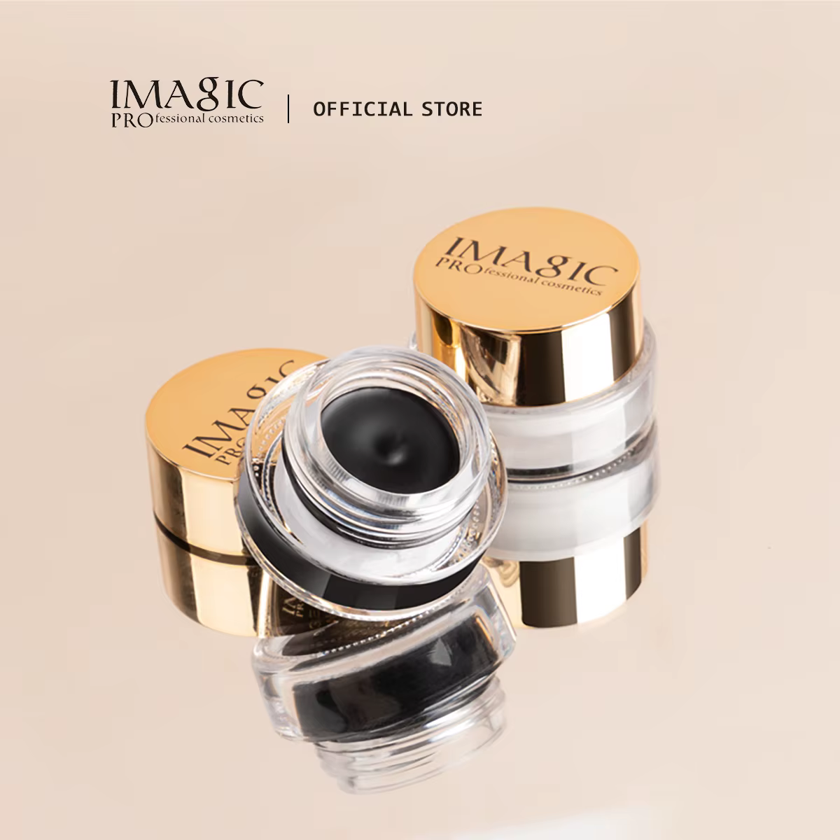 IMAGIC – crème Eyeliner noire professionnelle 3 couleurs