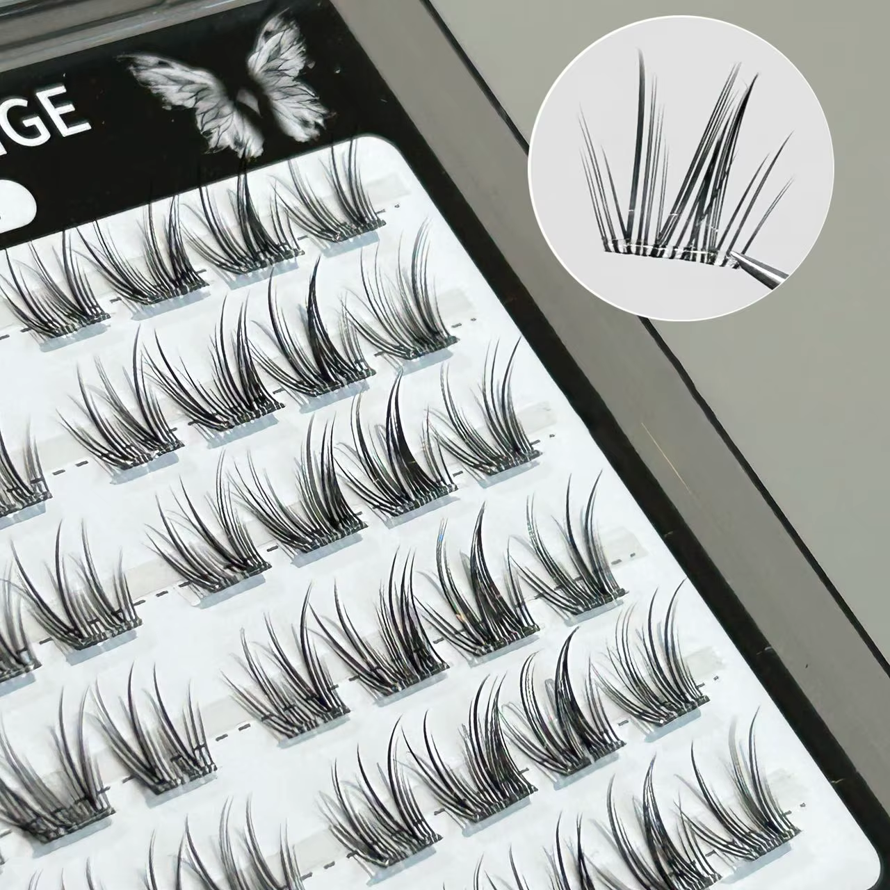 Faux cils et cils inférieurs sans colle