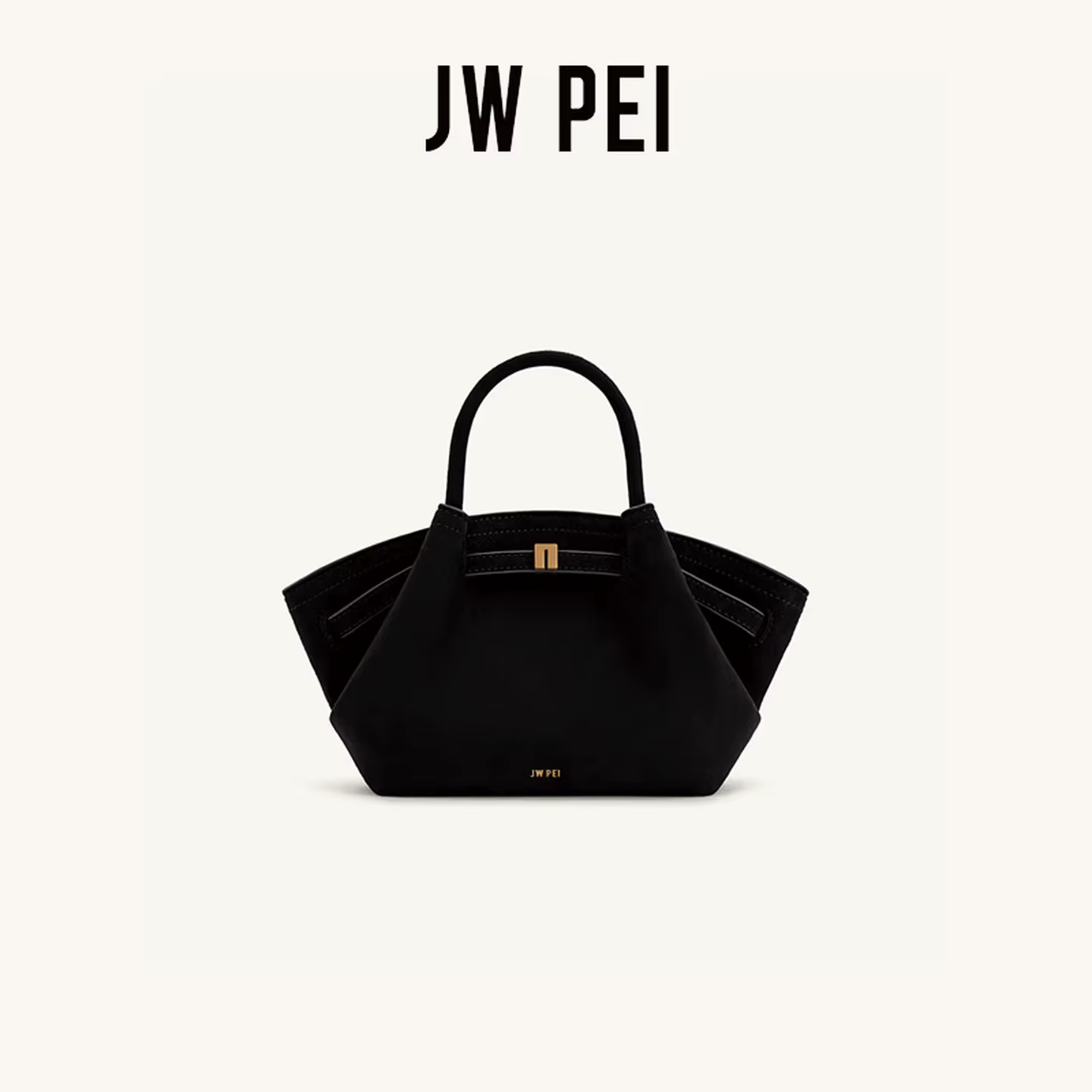 Sac en daim JW PEI Hana, sacs à main de luxe haut de gamme en faux daim pour femmes, sac à main à poignée supérieure, sac bandoulière, sac fourre-tout S