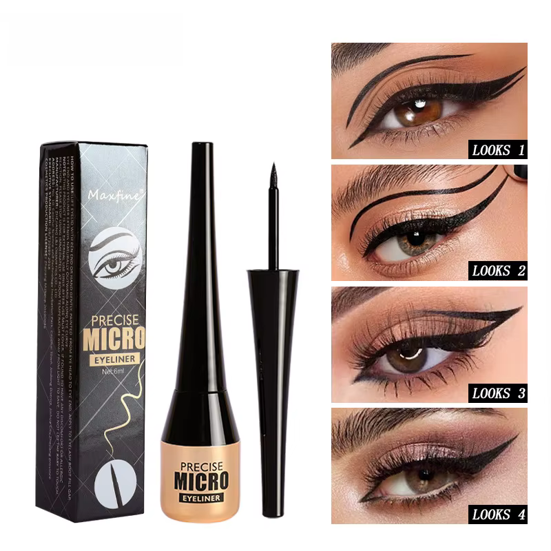 Stylo Eyeliner Waterproof à vaccage Rapide en Continu
