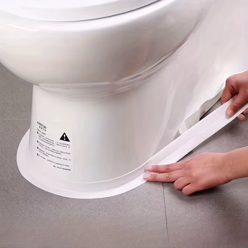 Ruban adhésif imperméable pour salle de bain! Pour baignoires, douches et plus. Anti-fuite, Anti-moisissure, Application facile.