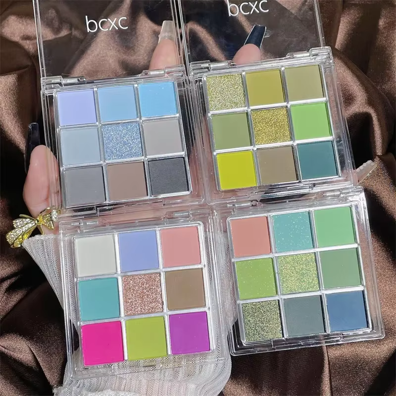 Palette de fards à paupières chocolat 9 couleurs