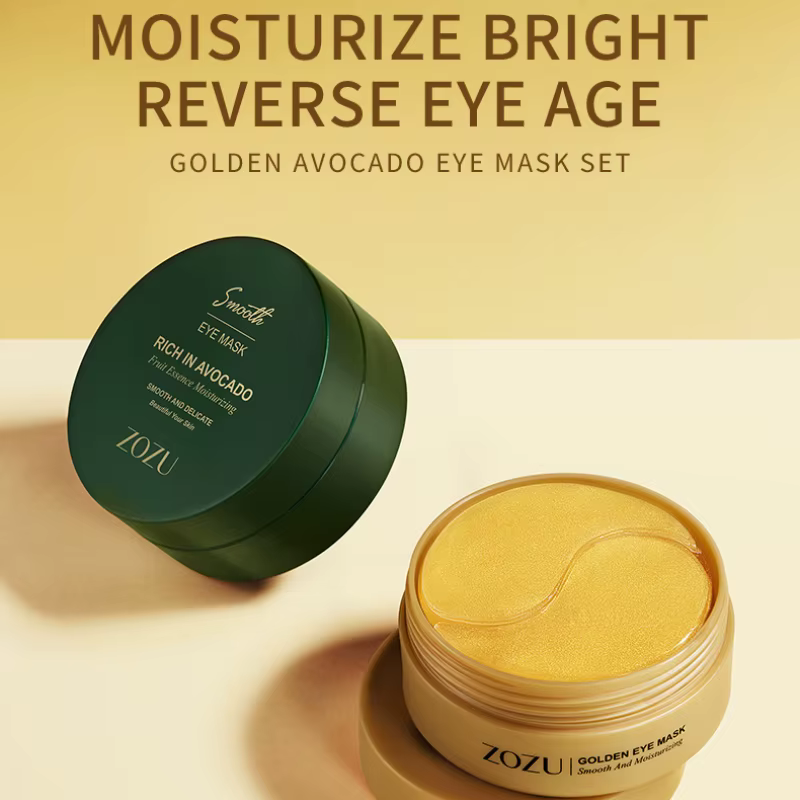 Masque pour les yeux hydratant au collagène doré