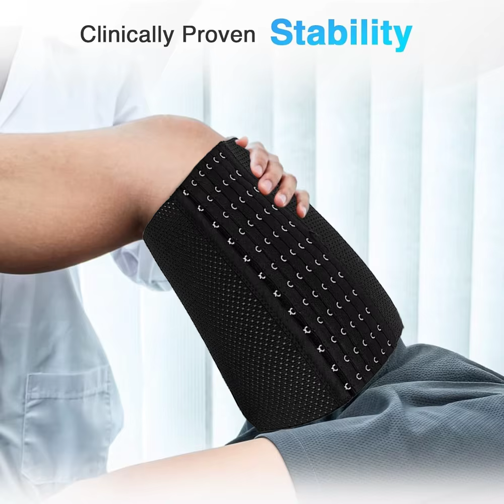 1 paire d'entraîneur de cuisses pour femmes, vêtement modelant, contrôle des jambes, amincissant, modelant le corps, bande cintrée, manchon de Compression des cuisses