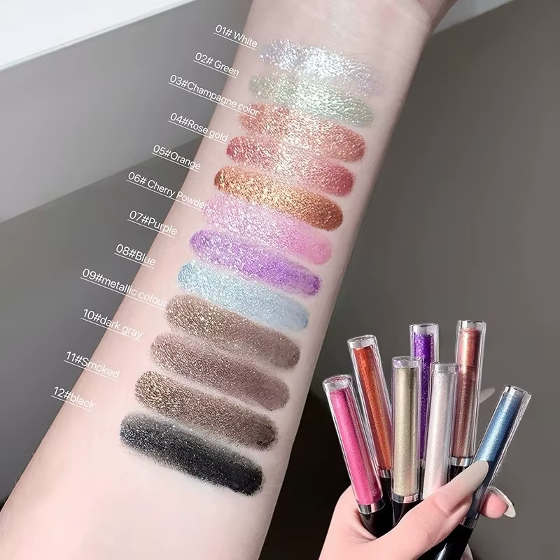 Fard à paupières liquide nacré 6 couleurs