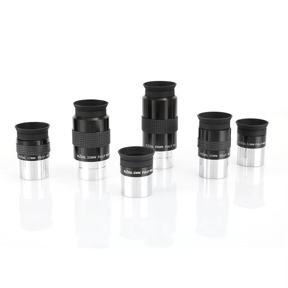 Oculaire Super Plossl 1.25'' SPL entièrement multicouche avec film vert HD pour télescopes astronomiques 6/12/17/25/32/40mm