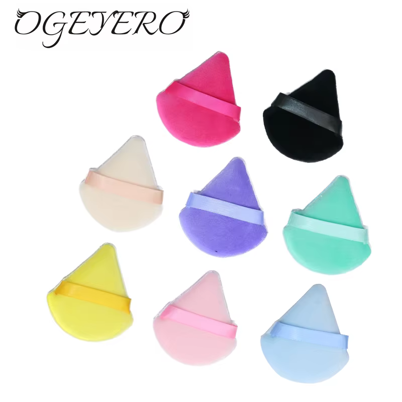 OGEYERO velours Triangle poudre bouffée maquillage éponges pour visage yeux contour ombre joint fond de teint