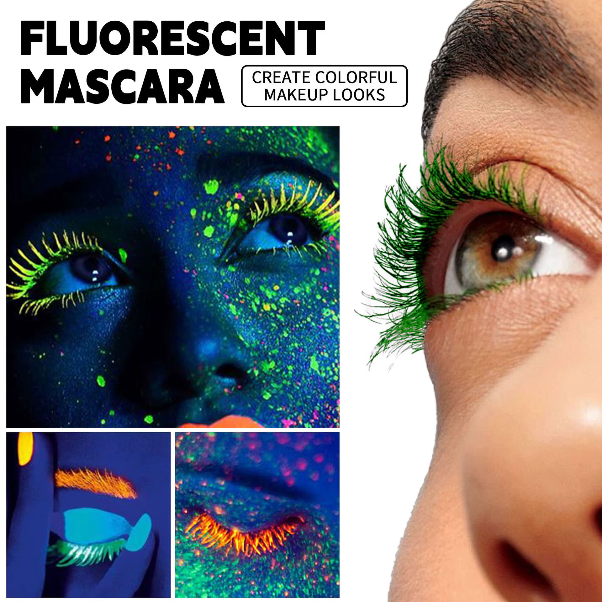 Mascara Fluorescent 6 couleurs