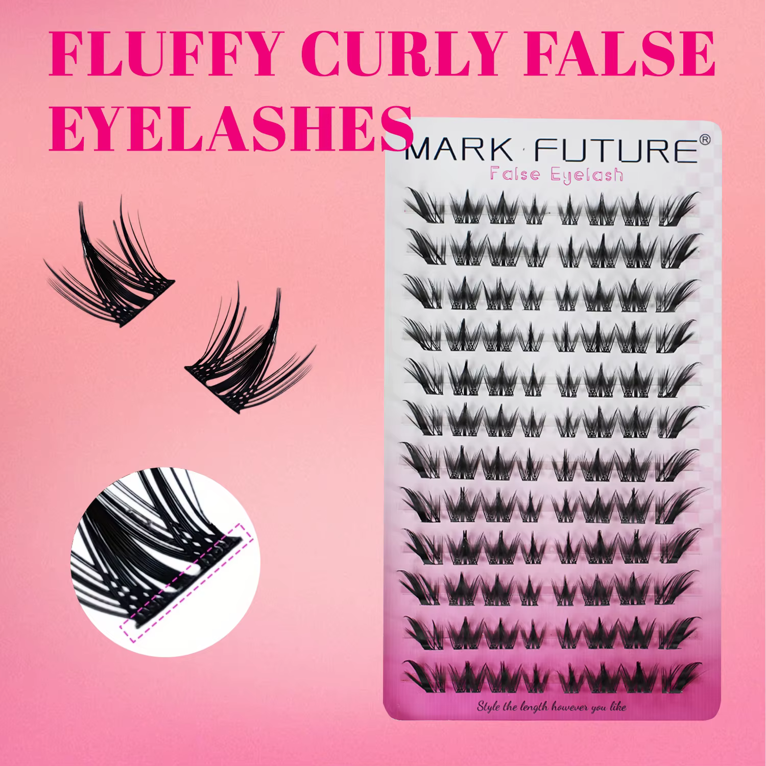 192 faux cils, grand volume