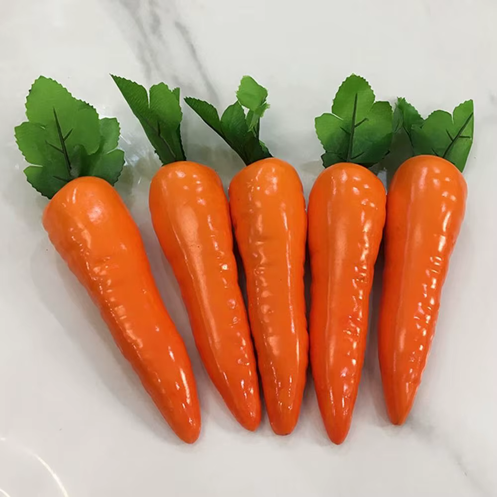 Carotte artificielle en mousse 3D, modèle de carotte DIY, accessoires de déguisement de légumes factices durables, accessoires photo
