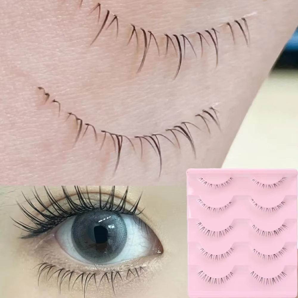 5 paires de cils inférieurs sous