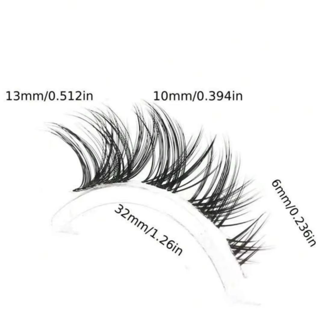 5 paires de faux cils naturels