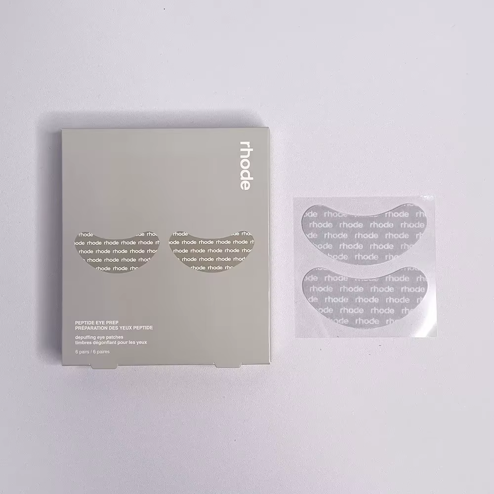 Rhodeskin Peptide Banana Eye Prep Décongestionnant Patchs Contour des Yeux Soin Gloss à Lèvres Fard à Joues Hailey Bieber Maquillage Hydratant Blush Girl