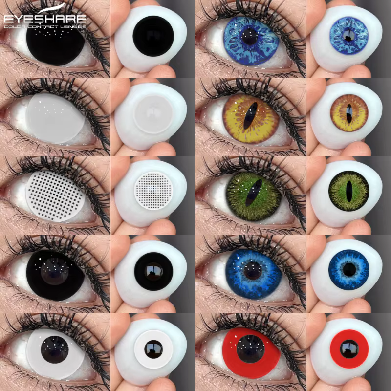 EYESHARE Cosplay lentilles de contact de couleur pour les yeux 1 paire
