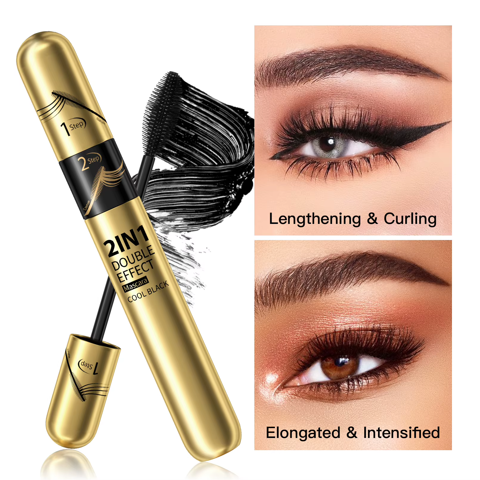 Rimel – Mascara 3d en Fiber de soie 4D