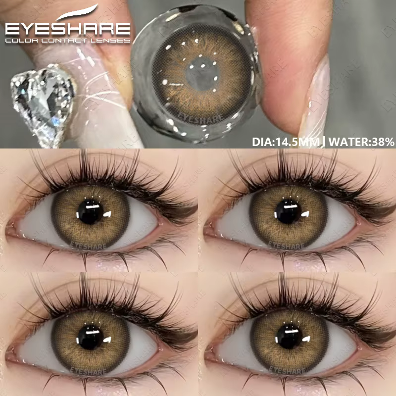 EYESHARE 1 paire de lentilles pour les yeux naturelles