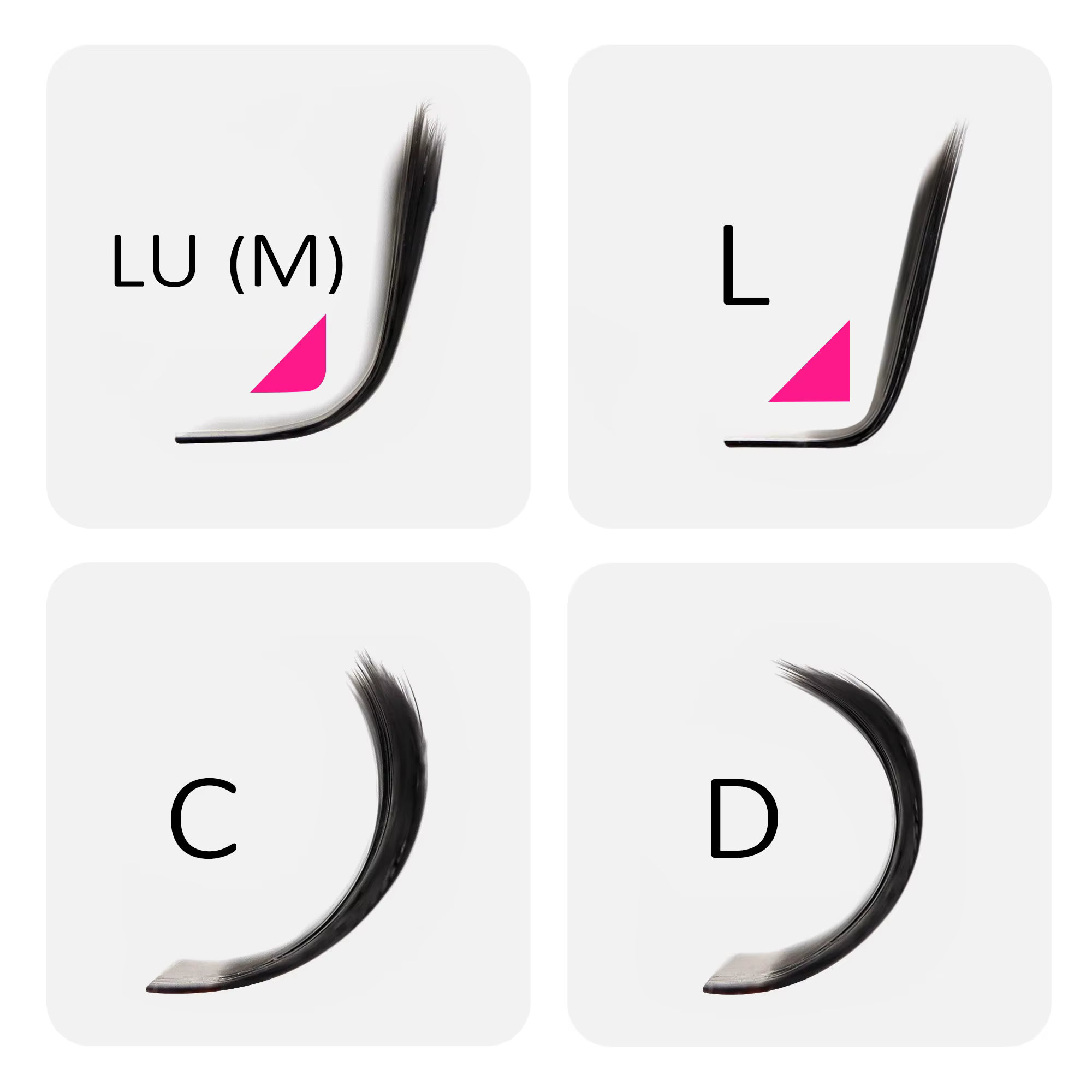 MASSCAKU – Extensions de cils en forme de U