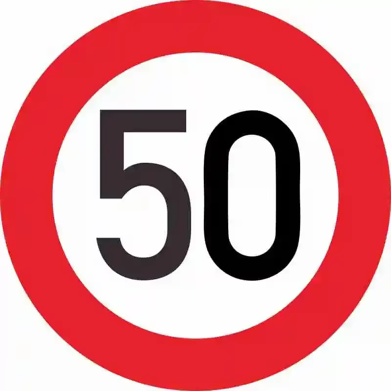 Autocollant de voiture tendance pour diverses décorations de voiture, limite de vitesse 10, 20, 30, 40, 50, 60, 70, 80, 90, haute qualité