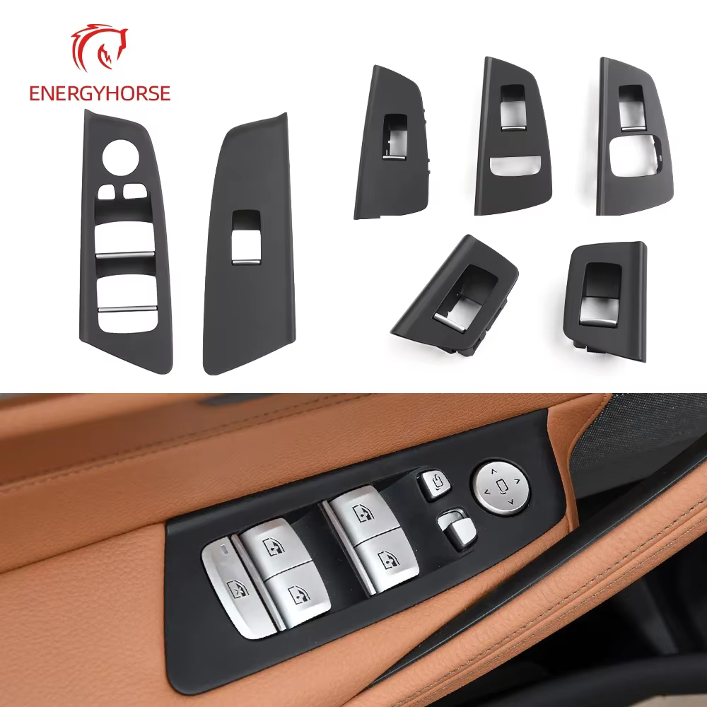 Pour BMW série 5 G30 G31 F90 525i 530i 540i intérieur de voiture avant arrière porte fenêtre ascenseur bouton de commutation panneau revêtement d'habillage remplacer