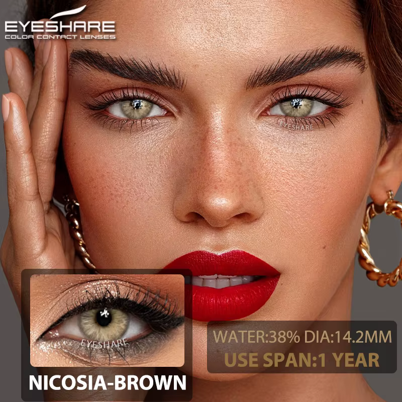 EYESHARE 1 paire de lentilles de Contact de couleur pour les yeux