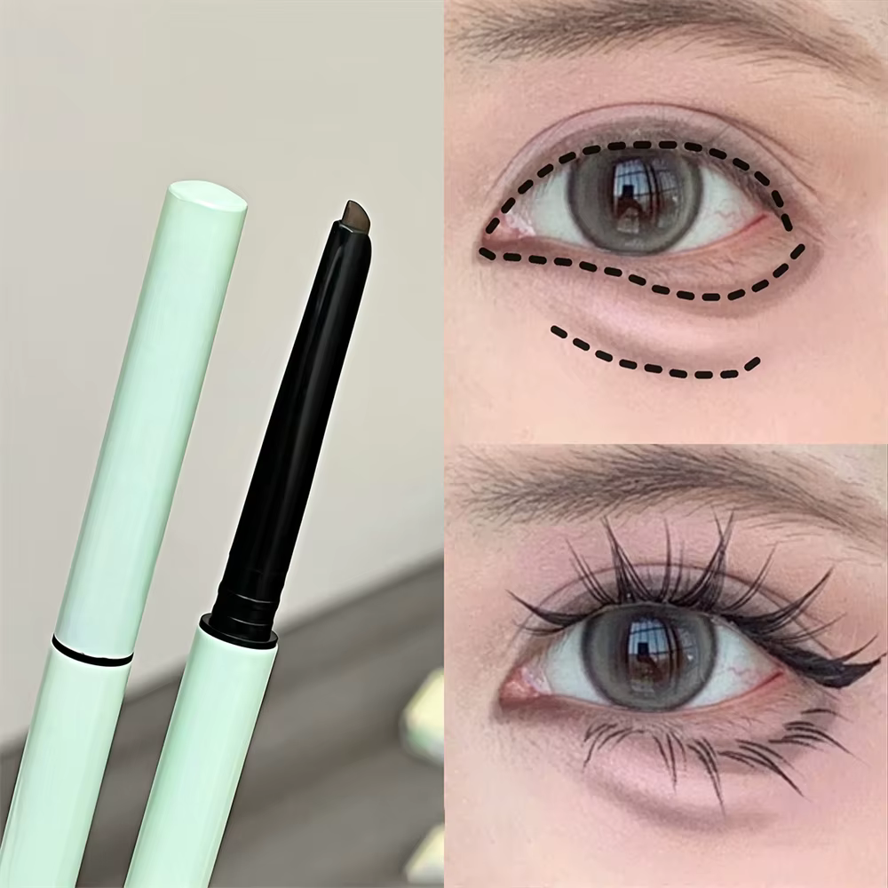 Crayon Eyeliner Blanc Mat Imperméable et Anti-Bavures