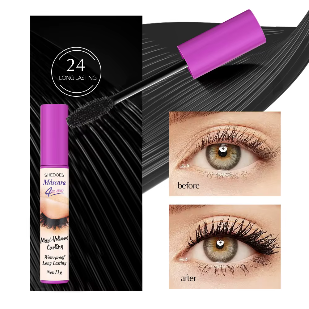 Mascara imperméable 5D pour cils longs et soyeux, extension de cils noirs, maquillage beauté des yeux, cosmétique coréenne