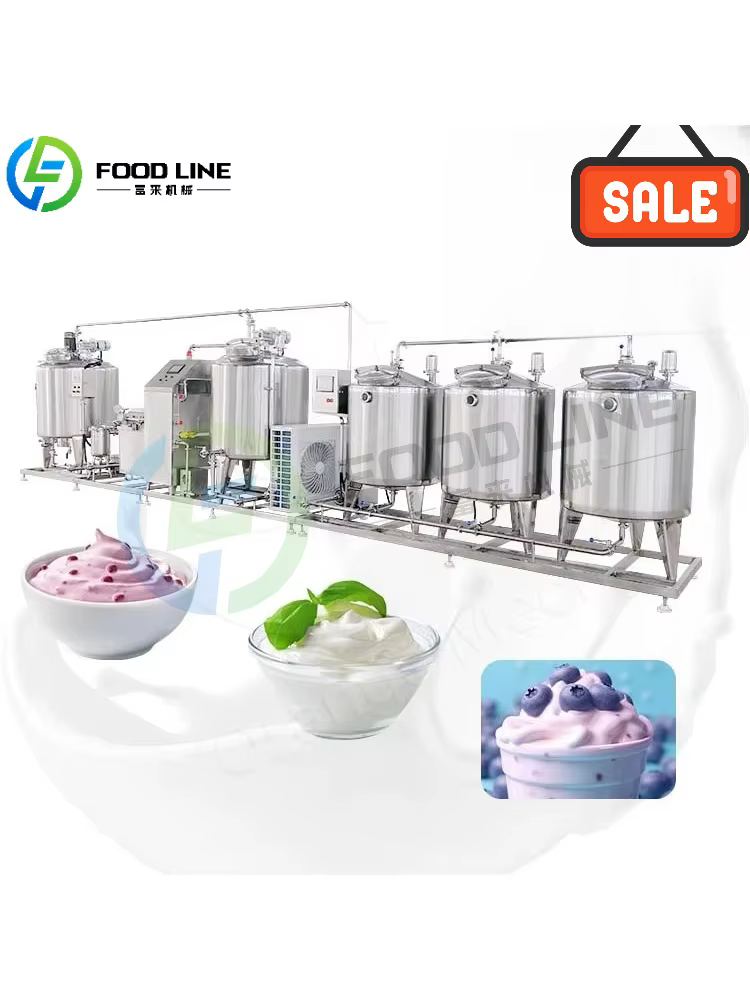 MON yaourt faisant 100 litres équipement de processus de pasteurisateur de lait Mini ligne de yaourt pour plantes laitières