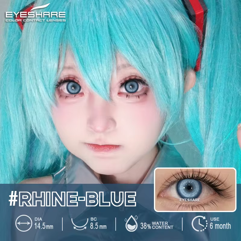 EYESHARE 1 paire de lentilles de cosplay anime pour les yeux
