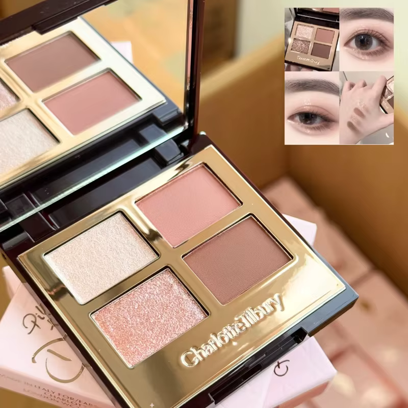 Charlotte Tilbury CT Highlight Shadow Palette de fards à paupières quatre couleurs et neuf