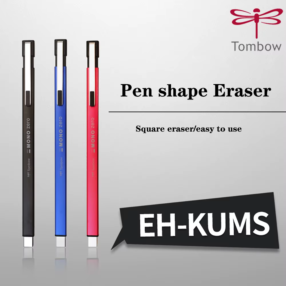 Tombow MONO Zéro Gomme En Métal En Forme De Stylo Presse Gomme EH-KUM Dessin CaricMobDesign THERation Détails 2.5mm Papeterie