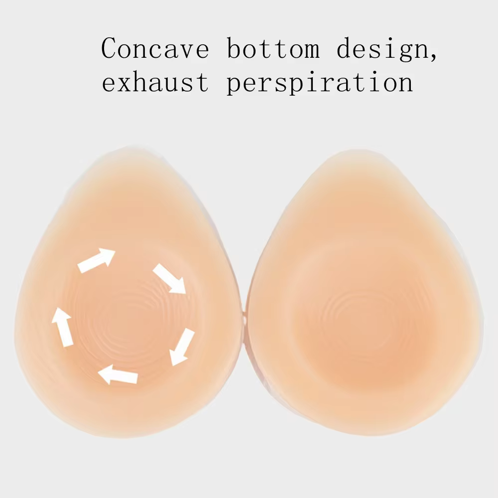 Prothèses mammaires en silicone, à insérer dans un soutien-gorge, pour travestissement, drag queen, transgenre, fête, cosplay.