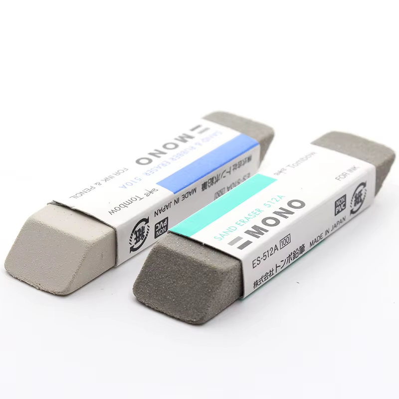 TOMBOW – effaceur de sable et de caoutchouc MONO/512A, pour encre et crayon, fournitures de papeterie artistique et de bureau
