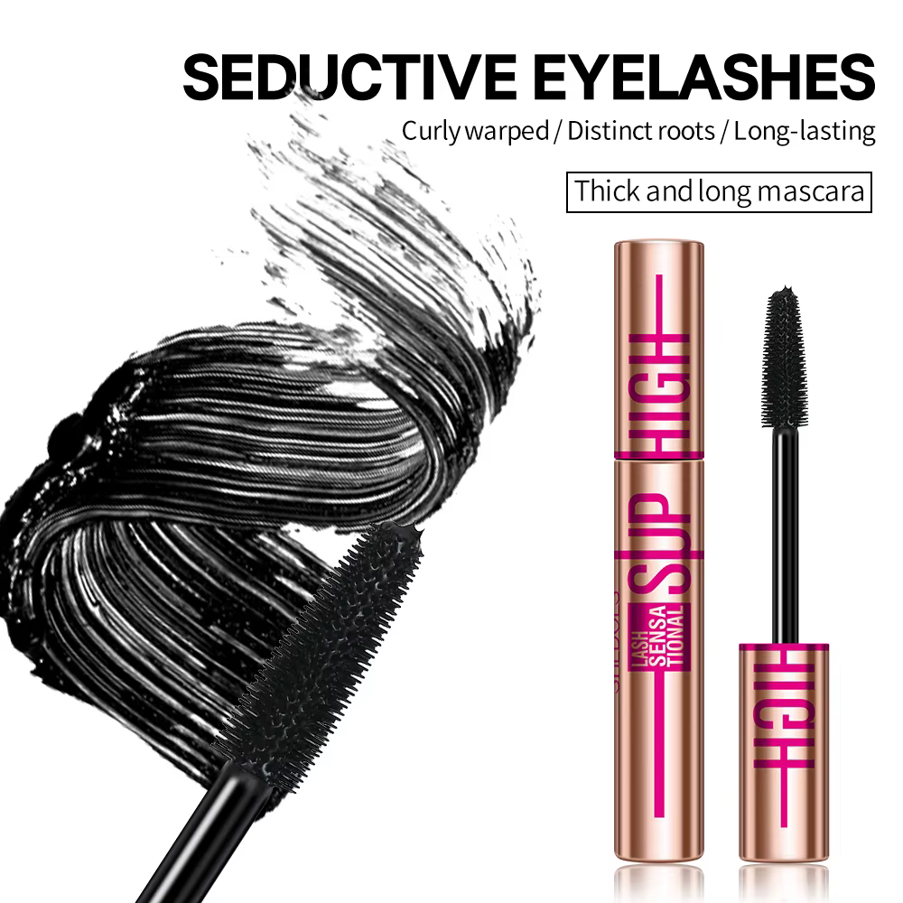 Mascara fin et épais, résistant à l'eau