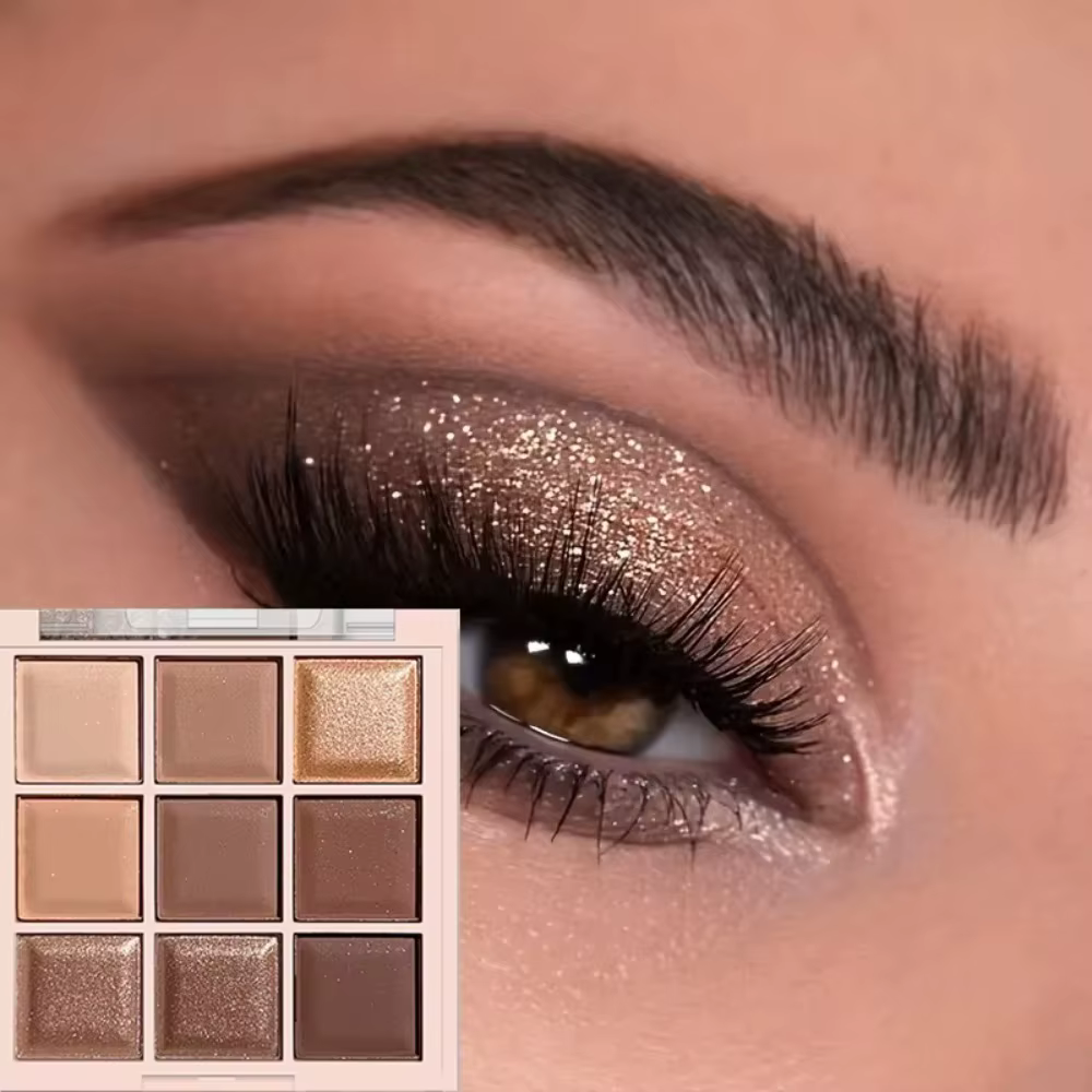 Palette de fards à paupières chocolat
