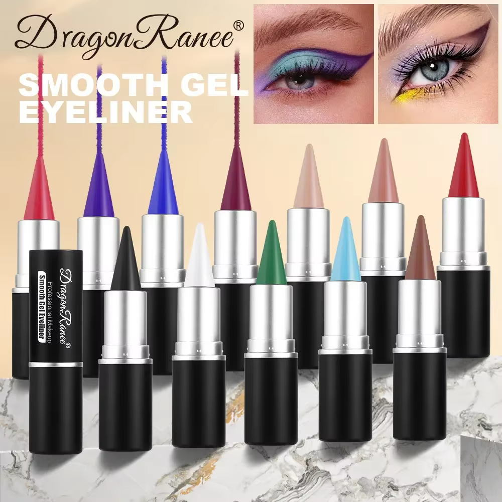 Stylo crème Eyeliner de couleur noir mat violet