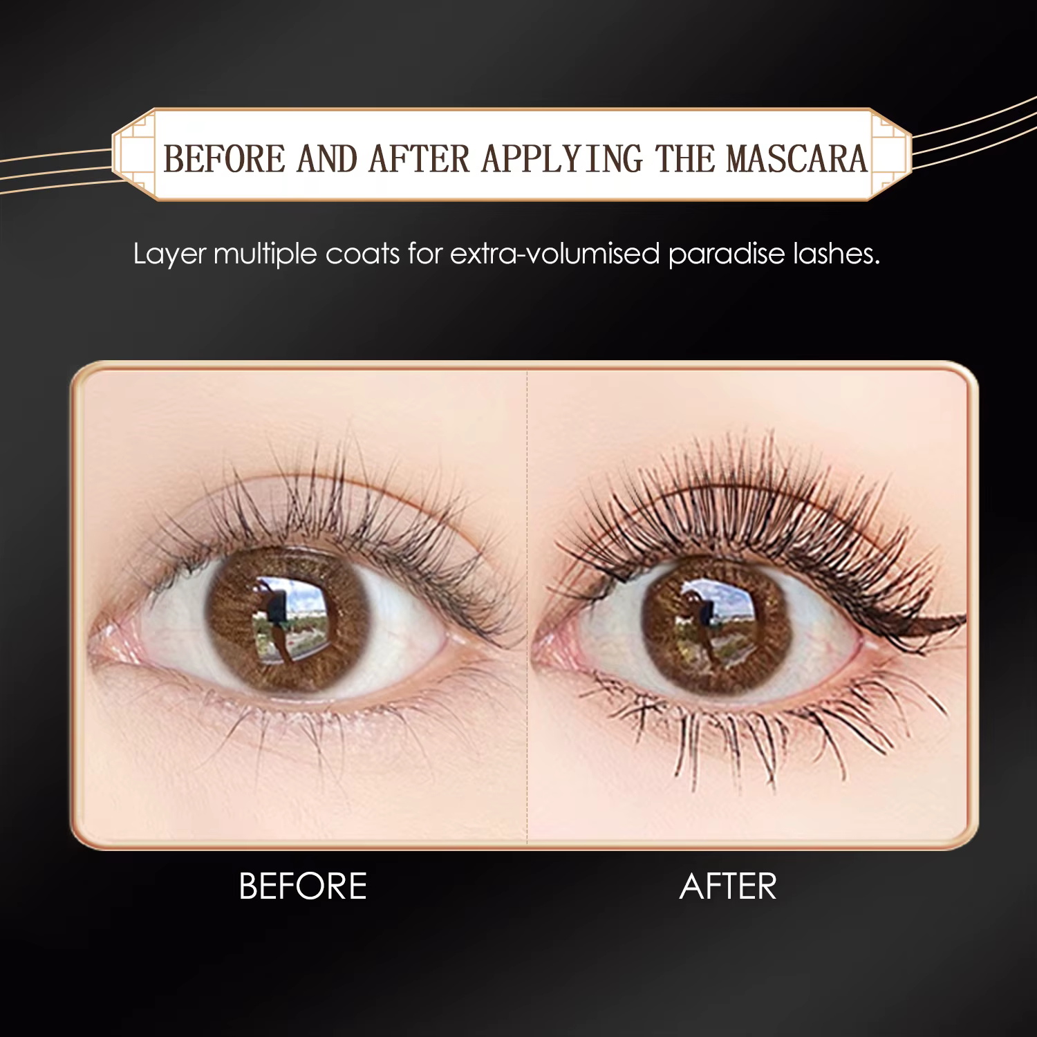 Mascara CATKIN Noir, Volumisant & Allongeant