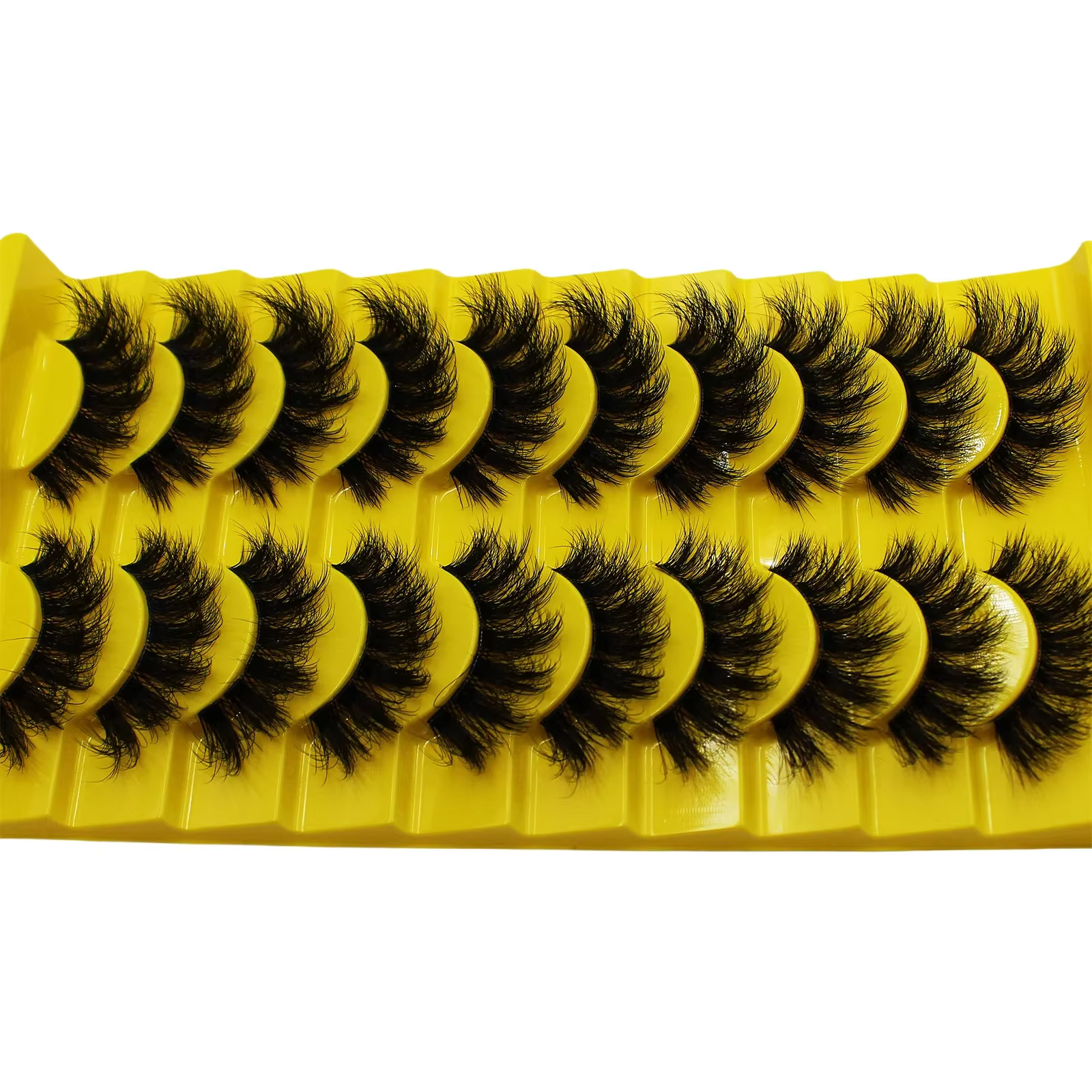 10 paires de faux cils russes moelleux 3D