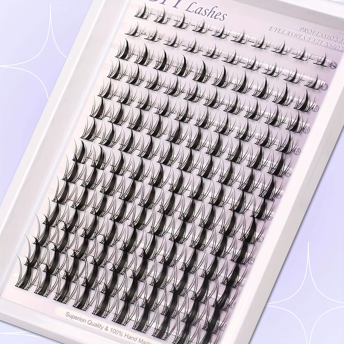 140 bouquets d'extensions de cils super volumineuses à faire soi-même