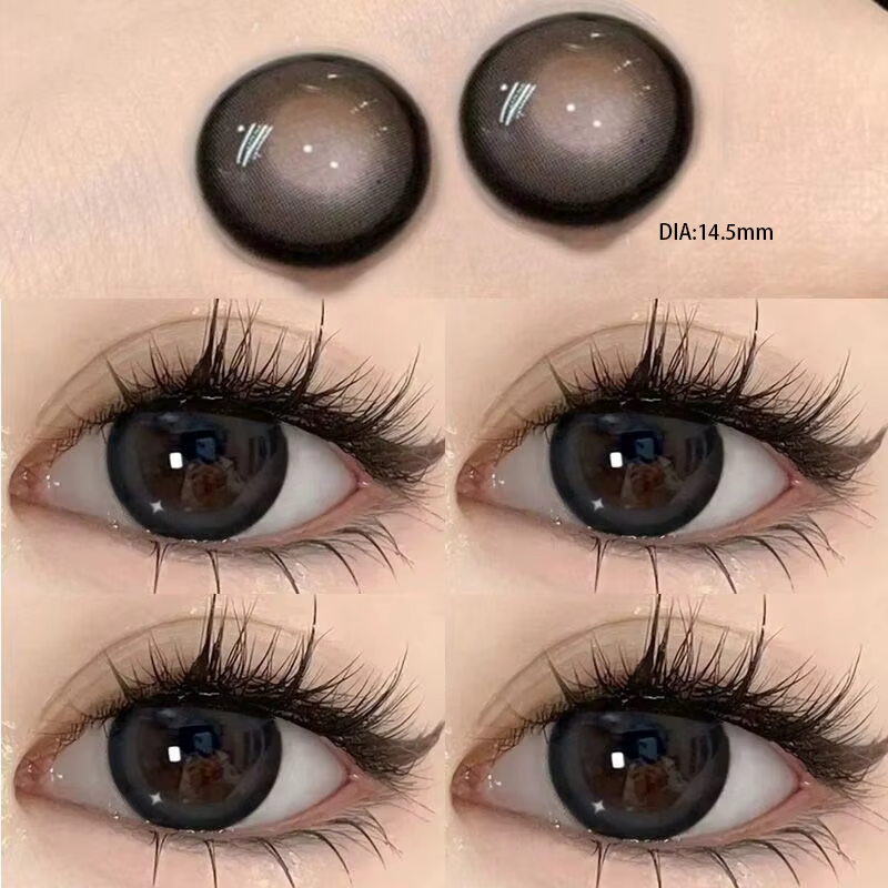 Lentilles colorées pour le maquillage des yeux