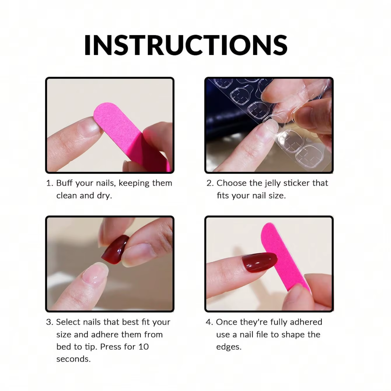 10 faux ongles faits à la main en forme de cercueil, magnifiques faux ongles, ailes roses et blanches, adaptés aux femmes
