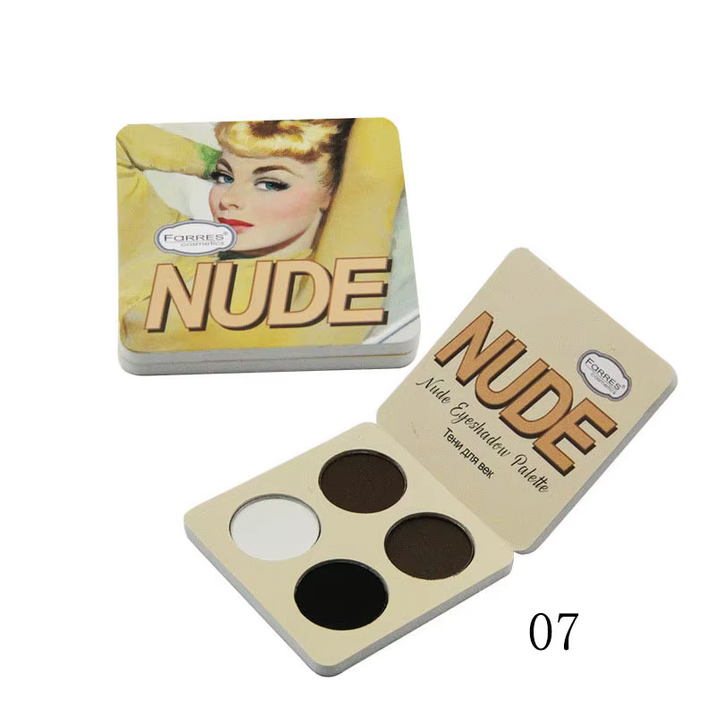 Maquillage mat ombre à paupières Palette 4 couleurs le baume nu minéraux poudre Pigments cosmétiques paillettes fard