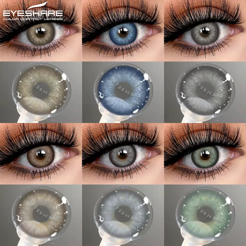 EYESHARE 1 paire d'élèves colorées pour les yeux Contacts