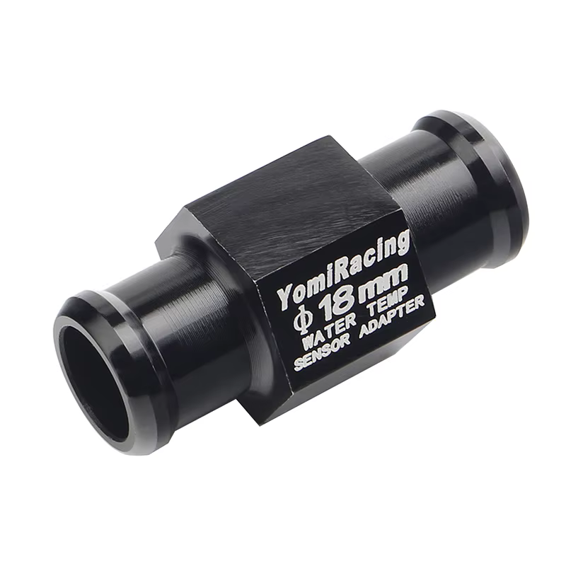Capteur de température d'eau noir pour radiateur, connecteur de tuyau de température d'eau 16MM 18MM 20MM 22MM, adaptateur de tuyau